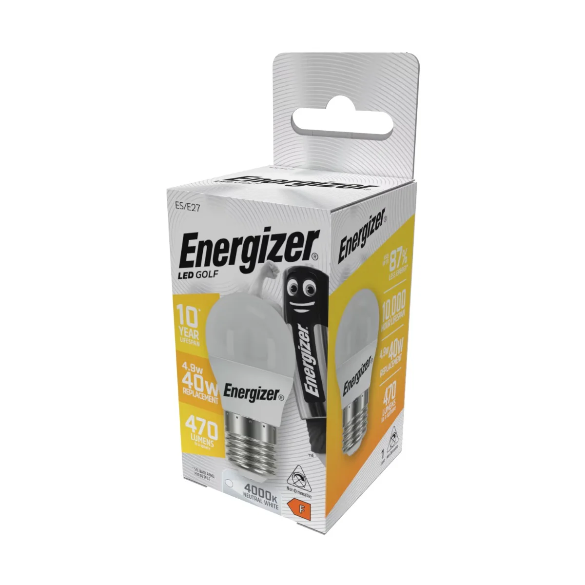 Φωτογραφία προϊόντος: Energizer BEC Mini Σφαιρική Λάμπα LED OPAL 4.9W E27 470lm 4000K
