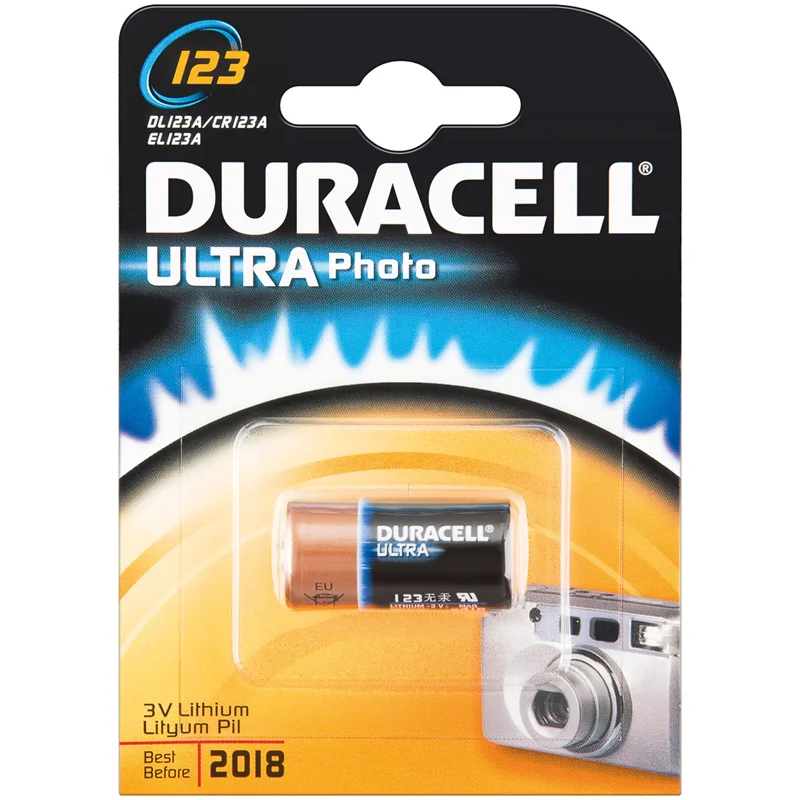Φωτογραφία προϊόντος: Duracell Ultra Φωτογραφικών Μηχανών CR123A (1τμχ)