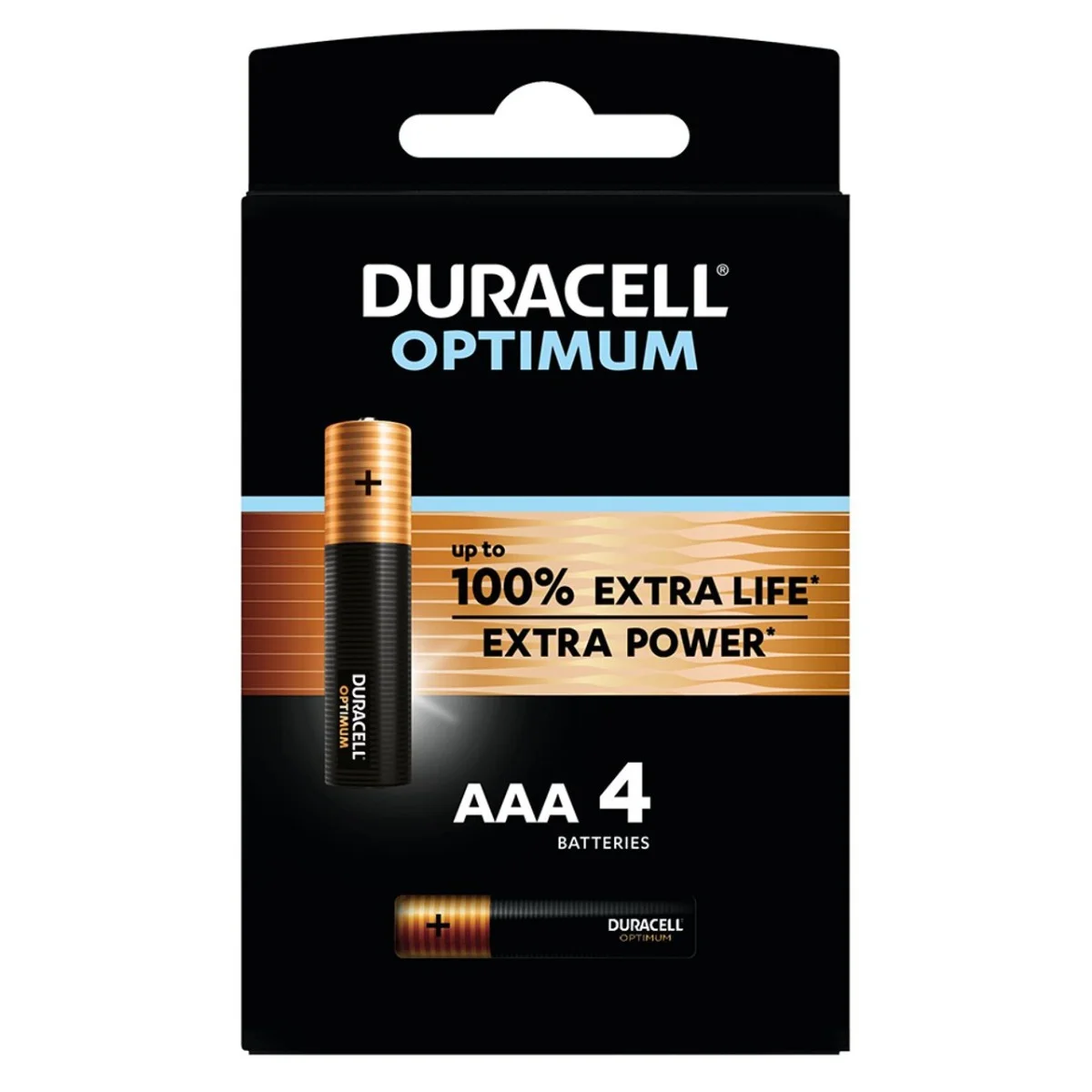 Φωτογραφία προϊόντος: Duracell Optimum Μπαταρία MN2400 LR03 AAA (4τμχ)