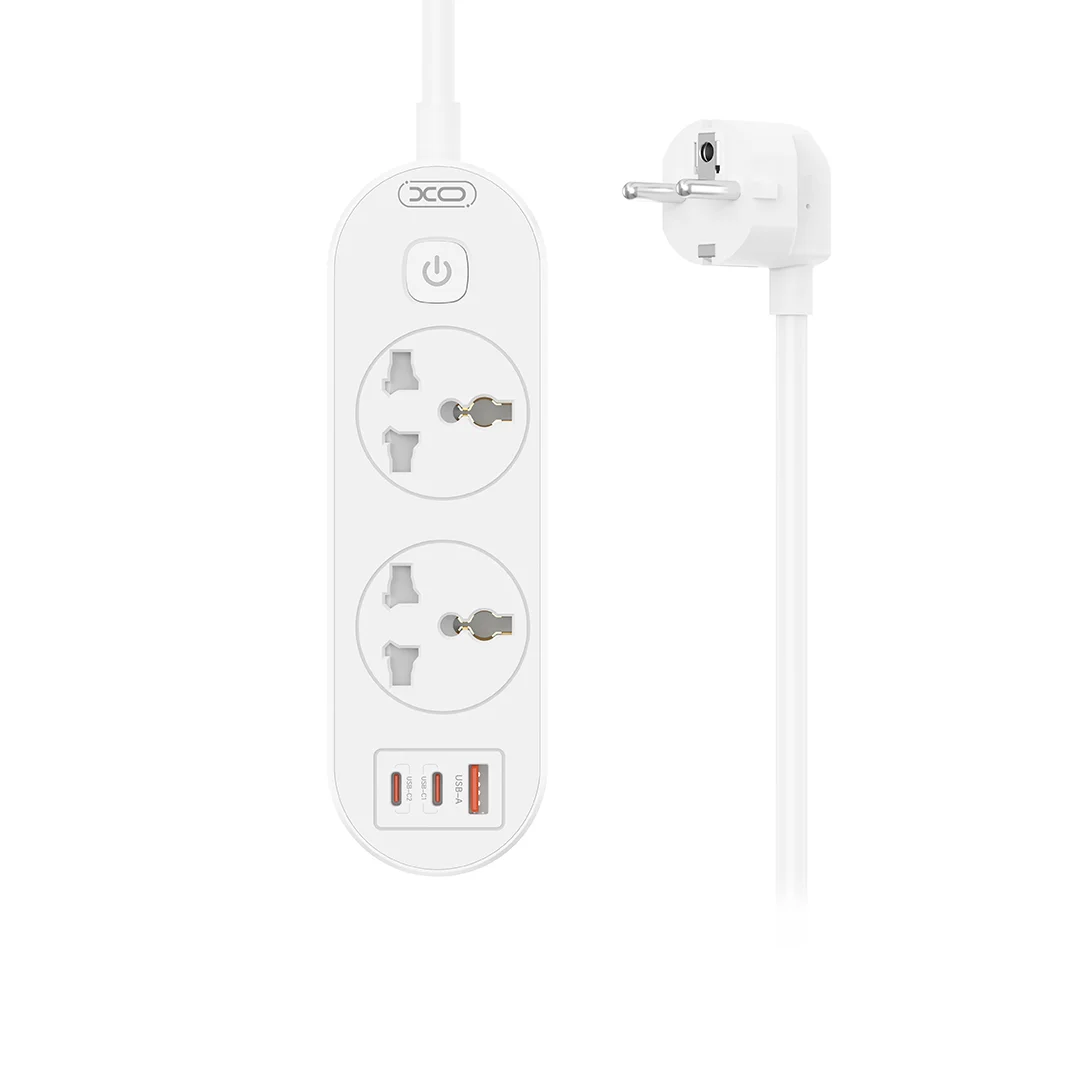 Φωτογραφία προϊόντος: XO WL31 (EU) 30W 2AC + 1USB-A + 2USB-C με Διακόπτη