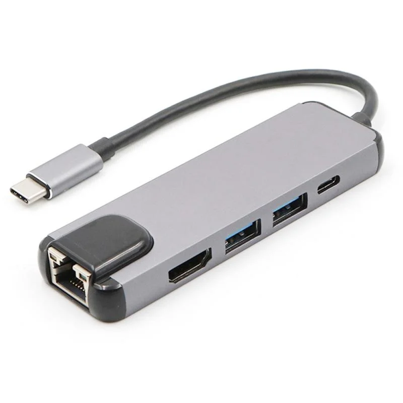 Φωτογραφία προϊόντος: Atc Μετατροπέας 4in1 Type-C to HDMI RJ45 USB3.0 PD