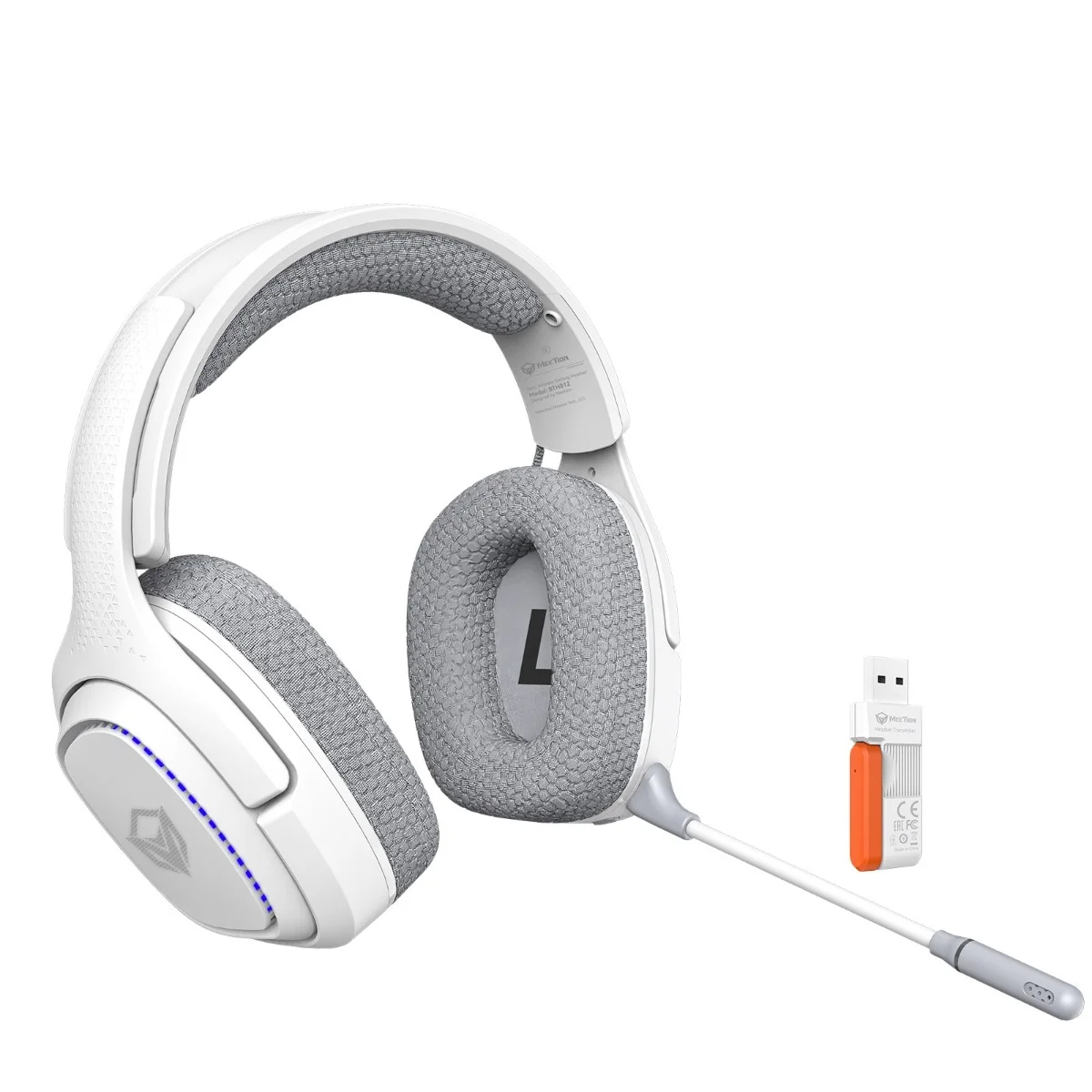 Φωτογραφία προϊόντος: Meetion BTH012 2.4G Bluetooth Gaming Ακουστικά Λευκό