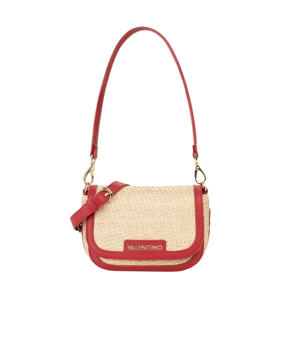 Φωτογραφία προϊόντος: Valentino Bags - Γυναικεία Τσάντα Ώμου Demetra VBS9R909-235 Μπεζ/Κόκκινο