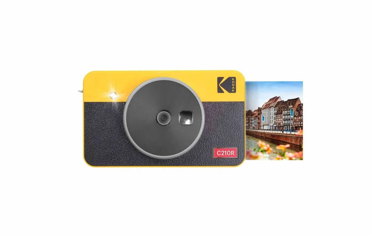 Φωτογραφία προϊόντος: Kodak Mini Shot 2 Retro -Instant Camera & Photo Printer (5.3 x 8.6 cm), iOS & Android BT + 8 Sheets