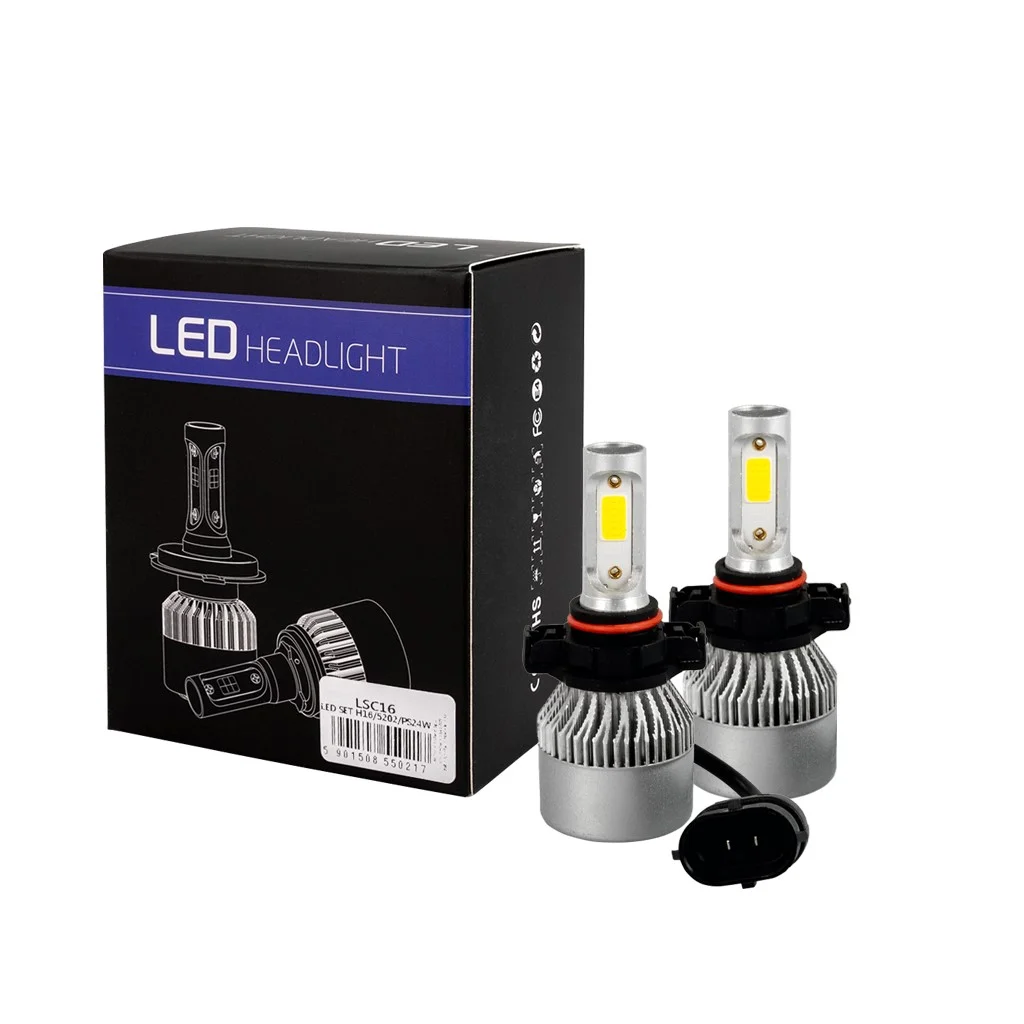 Φωτογραφία προϊόντος: M-tech H16/5202/PS24W 10>36V 6.500K 10.000lm 80W COB LED EPISTAR 1021 C6 KIT ΜΕ ΑΝΕΜΙΣΤΗΡΑΚΙ M-TECH - 2 ΤΕΜ. LSC16/MT