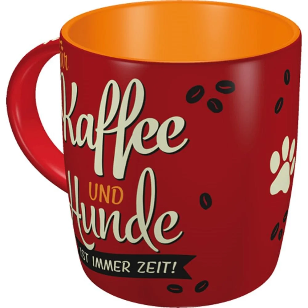 Φωτογραφία προϊόντος: Nostalgic Κούπα PfotenSchild - Kaffee und Hunde
