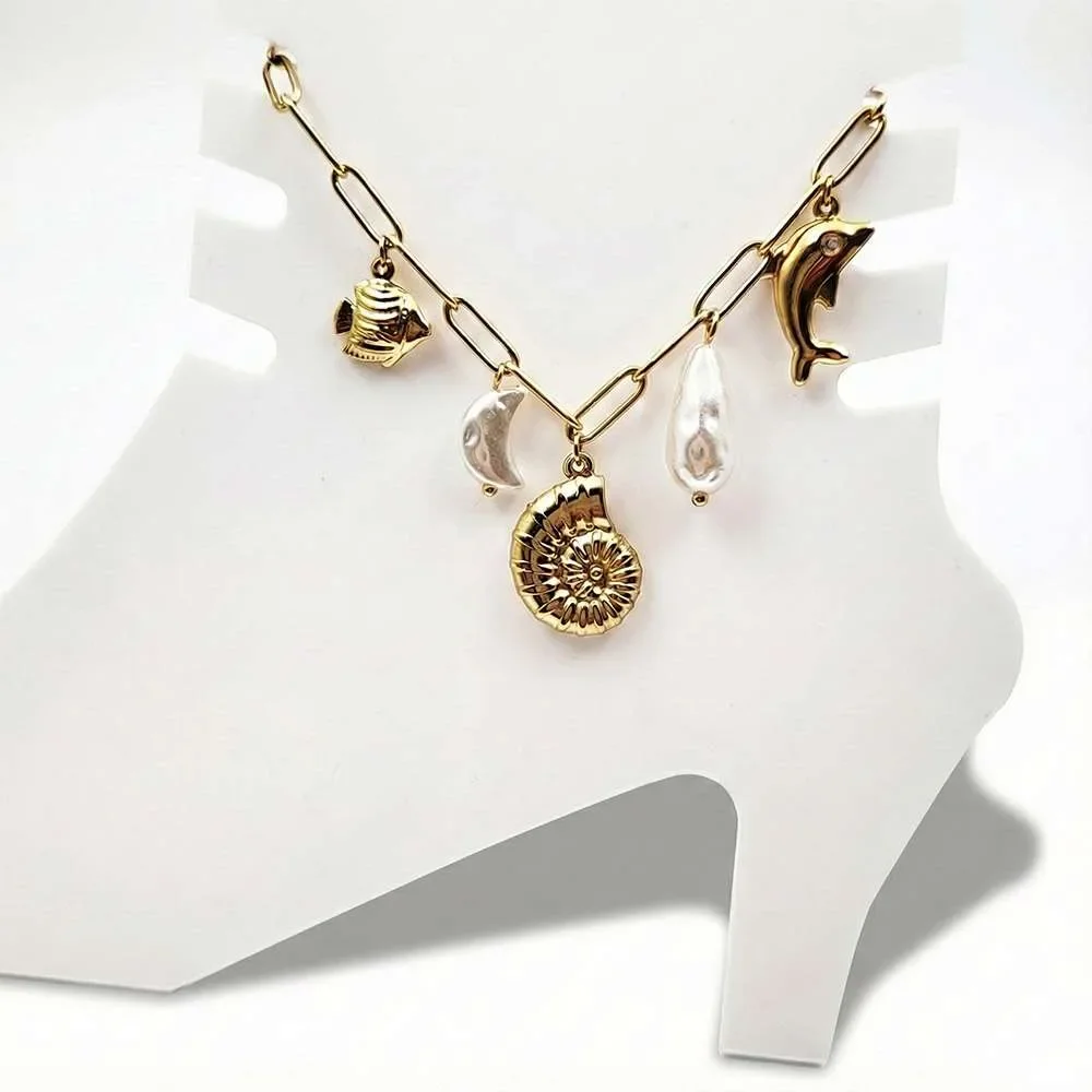 Φωτογραφία προϊόντος: OEM Summer charms anklet αλυσίδα ποδιού χρυσή