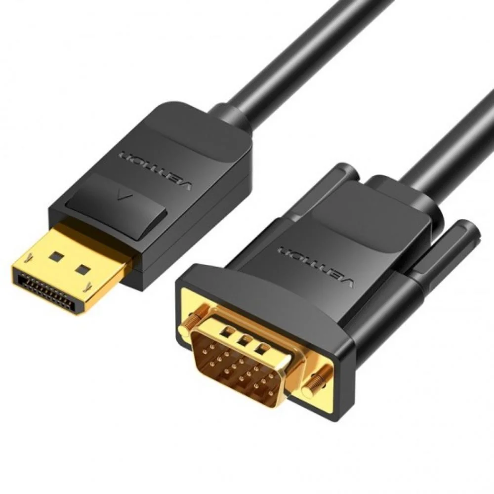 Φωτογραφία προϊόντος: VENTION DisplayPort to VGA Cable 5M Black (HBLBJ) (VENHBLBJ)