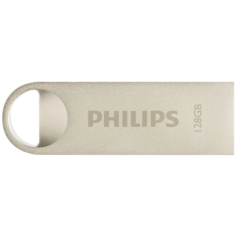 Φωτογραφία προϊόντος: Philips Moon 128GB USB 2.0 Stick Ασημί (FM12FD160B/00) (PHIFM12FD160B-00)