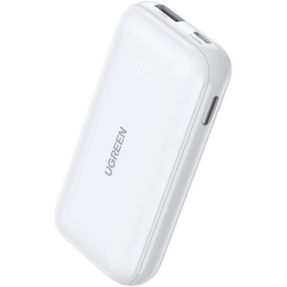 Φωτογραφία προϊόντος: Ugreen Powerbank 10000mAh Nexode PB501 USB + USB-C 30W PD biały (25189) (UGR25189)