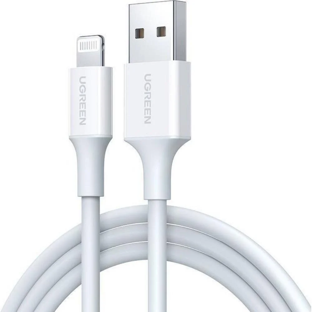 Φωτογραφία προϊόντος: Ugreen Cable Lightning to USB 2.4A US155 1.5m white (80315) (UGR80315)