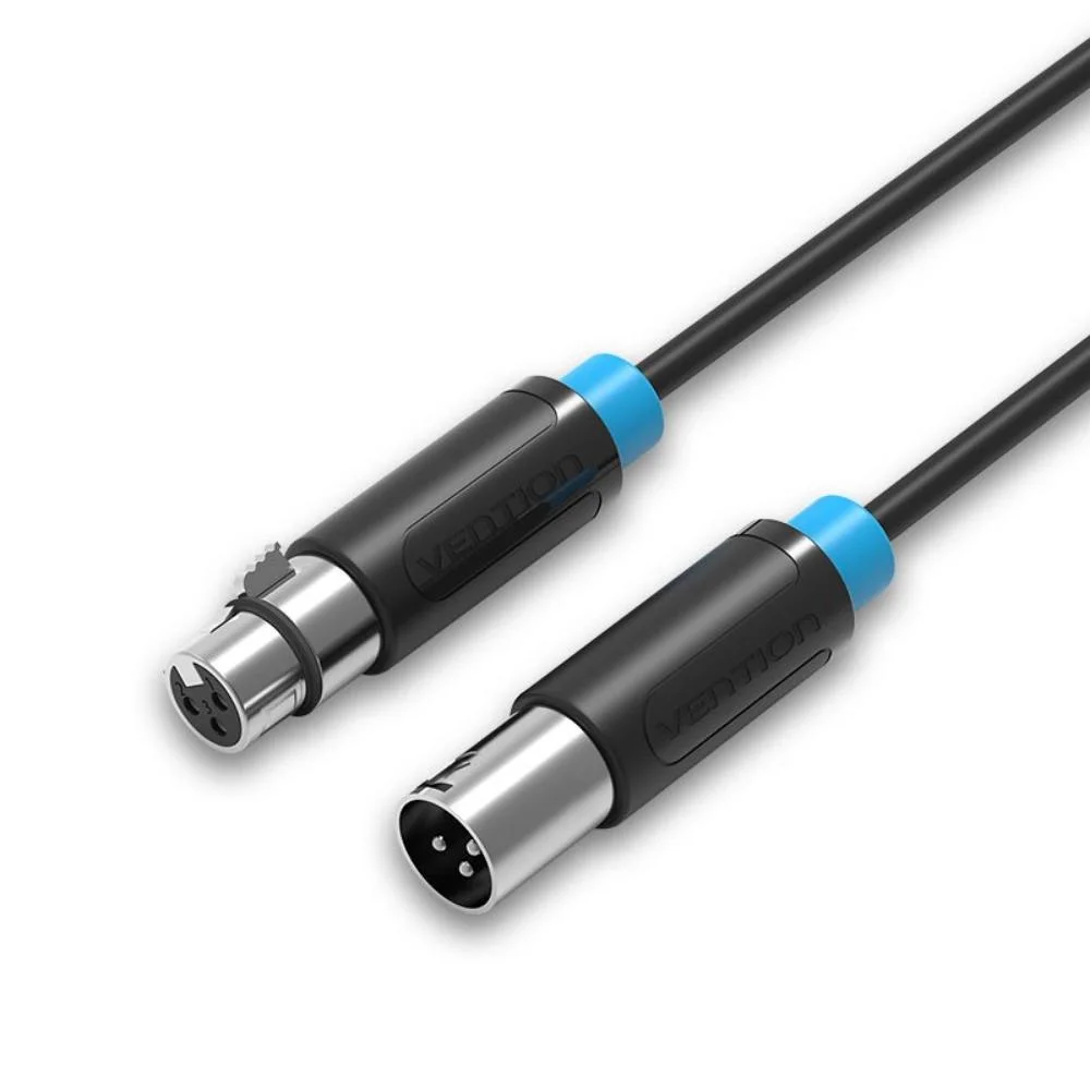 Φωτογραφία προϊόντος: VENTION XLR Audio Extension Cable 1.5M Black (BBFBG) (VENBBFBG)
