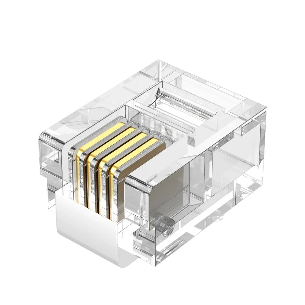 Φωτογραφία προϊόντος: VENTION 6P4C RJ11 Telephone Modular Plug 100-Pack (IDKR0-100) (VENIDKR0-100)
