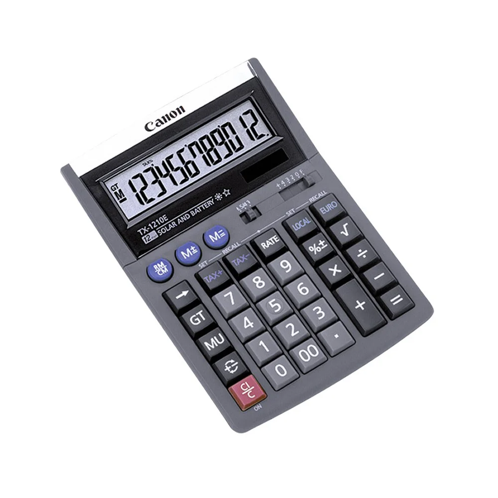 Φωτογραφία προϊόντος: CANON TX-1210E CALCULATOR 12-DIGIT (4100A014) (CANTX1210E)