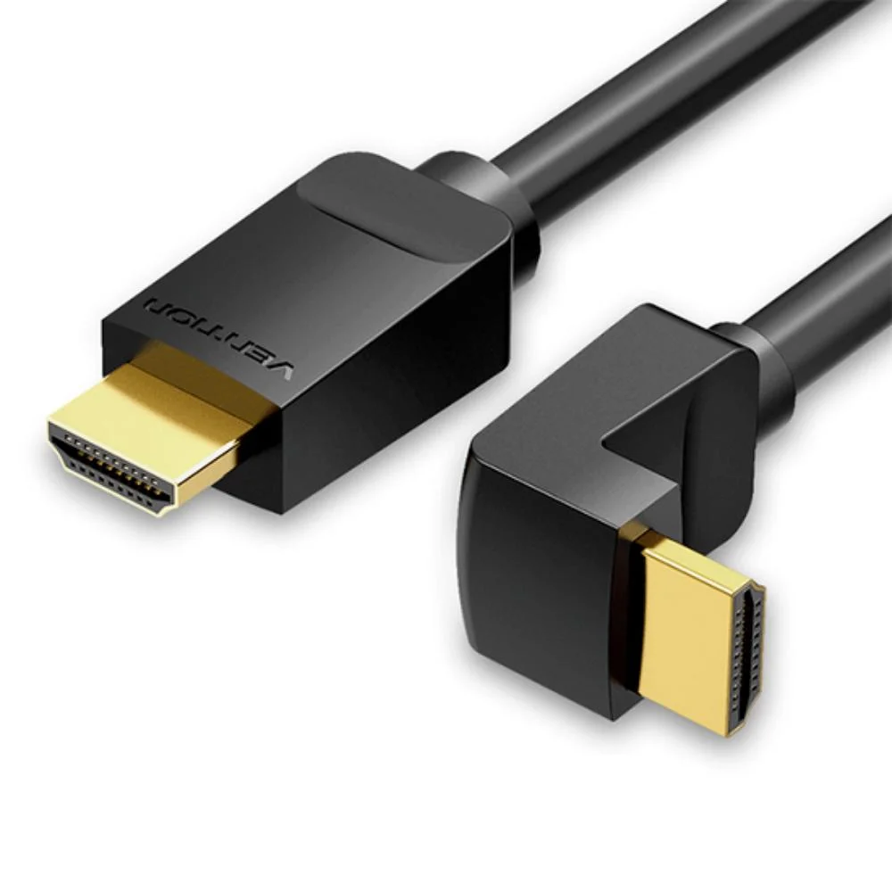 Φωτογραφία προϊόντος: VENTION HDMI Right Angle Cable 90° 3M Black (AARBI) (VENAARBI)