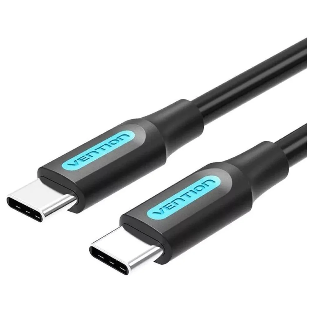 Φωτογραφία προϊόντος: VENTION USB 2.0 C Male to Male Cable 1.5M Black PVC Type (COSBG) (VENCOSBG)