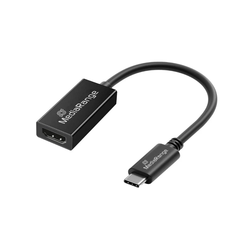 Φωτογραφία προϊόντος: MediaRange USB-C to HDMI Audio and Video Converter, 20cm, Black (MRCS234)