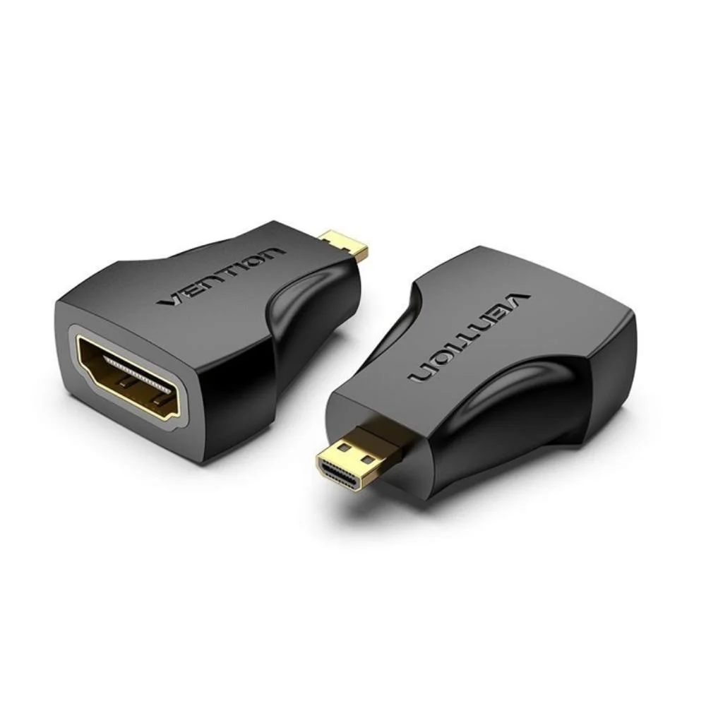 Φωτογραφία προϊόντος: VENTION Micro HDMI Male to HDMI Female Adapter Black (AITB0) (VENAITB0)