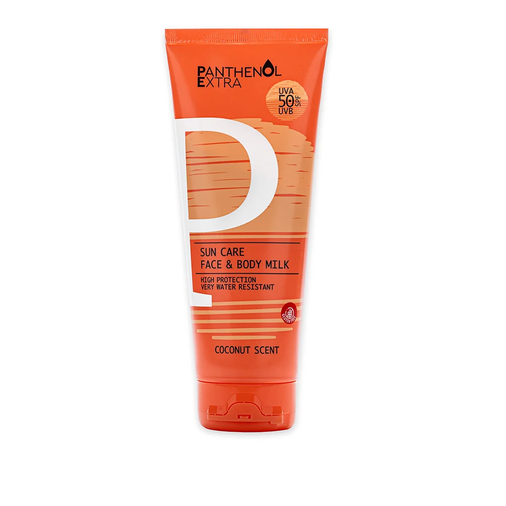 Φωτογραφία προϊόντος: PANTHENOL EXTRA Sun Care Face & Body Milk SPF50 - Αντηλιακό Γαλάκτωμα Προσώπου-Σώματος (200ml)