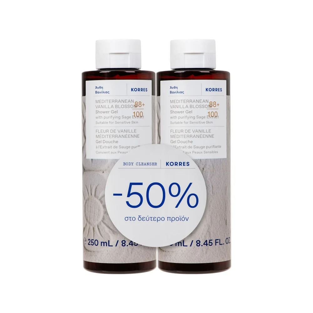 Φωτογραφία προϊόντος: KORRES Promo -50% στο Δεύτερο Προϊόν Άνθη Βανίλιας Αφρόλουτρο (2x250ml)