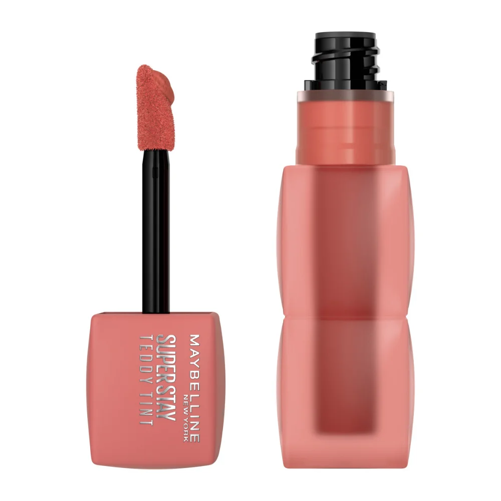 Φωτογραφία προϊόντος: MAYBELLINE SuperStay Teddy Tint Ματ Βελούδινο Κραγιόν - 15 - Skinny Dip (5ml)