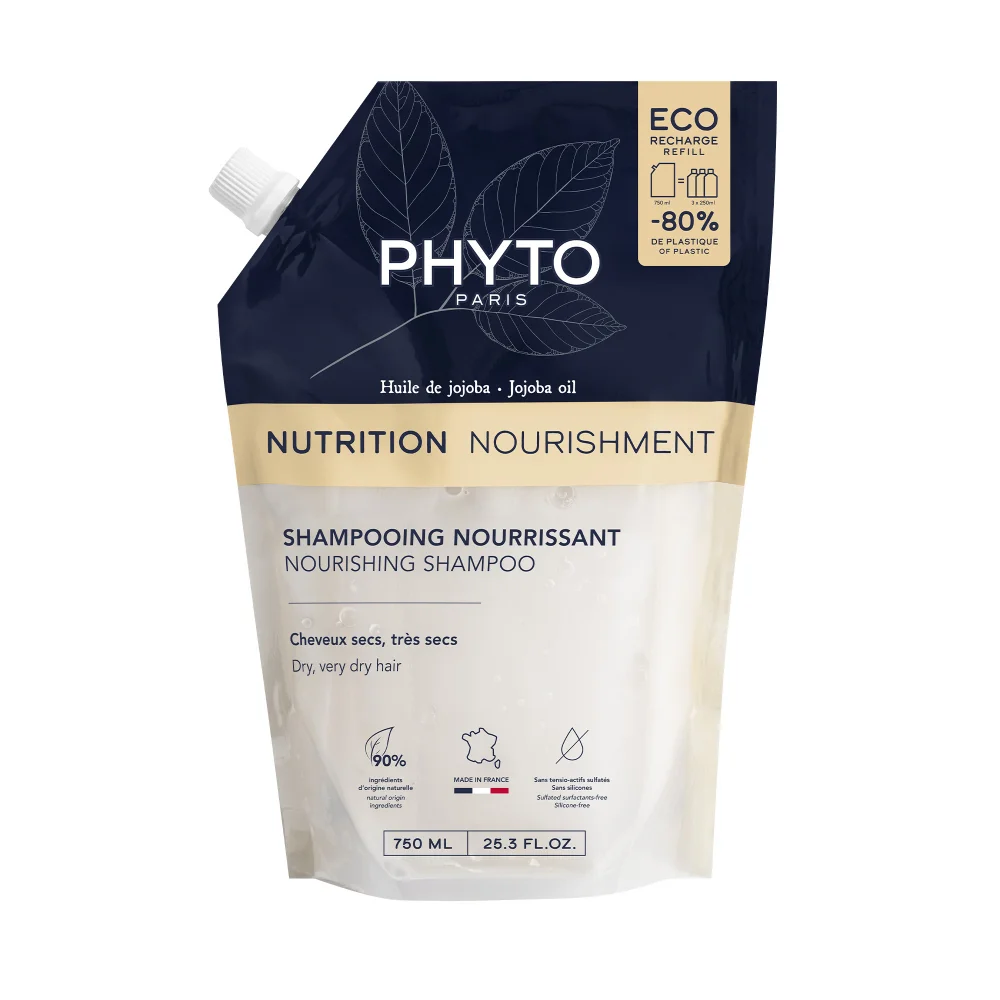 Φωτογραφία προϊόντος: PHYTO Nourishing Shampoo Refill - Ανταλλακτικό Σαμπουάν για Θρέψη (750ml)