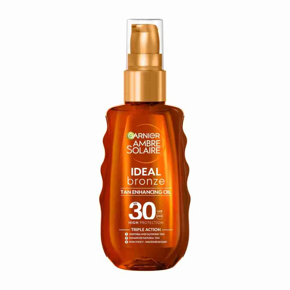 Φωτογραφία προϊόντος: GARNIER AMBRE SOLAIRE Λάδι για Έντονο Μαύρισμα με Προστασία SPF30 (150ml)