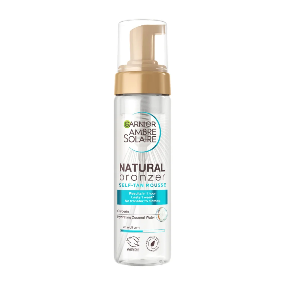 Φωτογραφία προϊόντος: GARNIER AMBRE SOLAIRE Natural Bronzer - Αυτομαριστικός Αφρός (200ml)