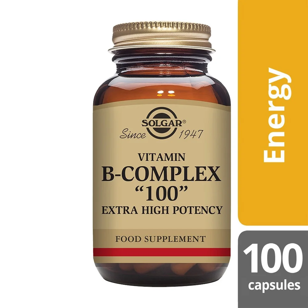 Φωτογραφία προϊόντος: SOLGAR B-100 COMPLEX veg.caps 100s