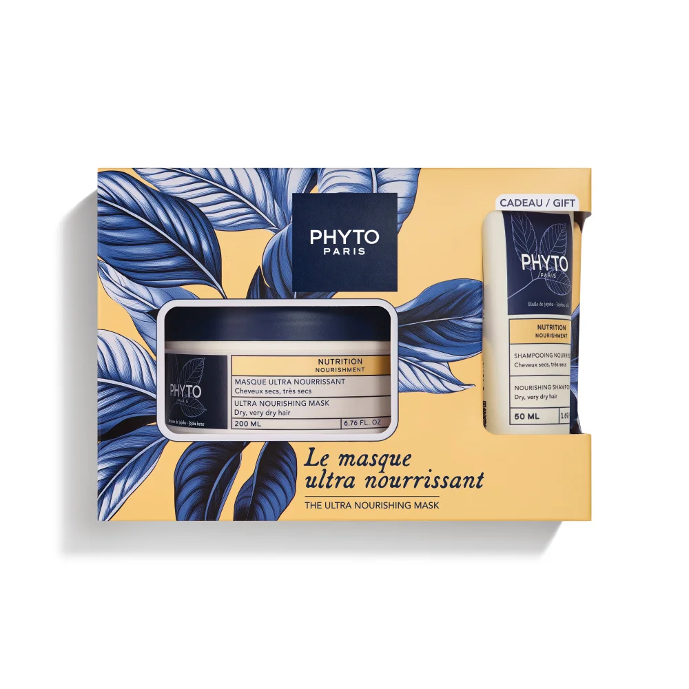 Φωτογραφία προϊόντος: PHYTO Nourishing Set με Μάσκα Εξαιρετικής Θρέψης 200ml + ΔΩΡΟ Σαμπουάν για Θρέψη 50ml