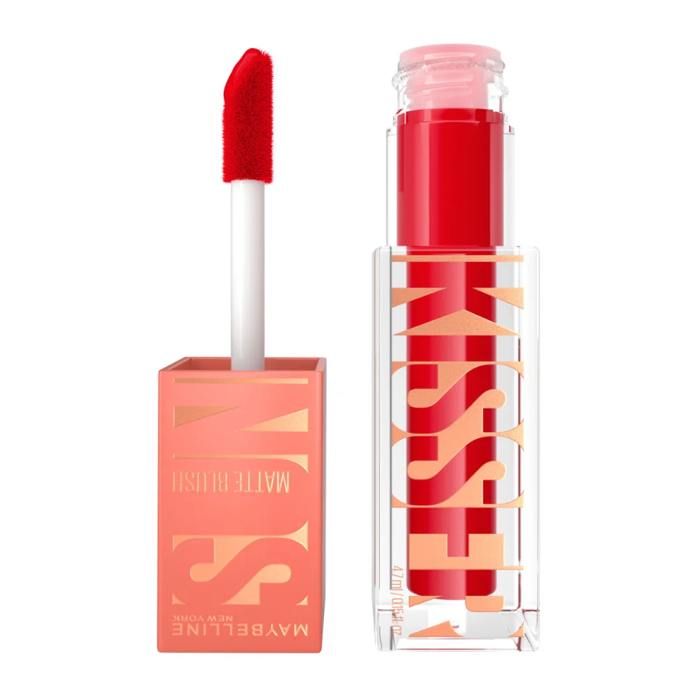 Φωτογραφία προϊόντος: MAYBELLINE Sunkisser Blush Hazy Spicy Red - 36 - Ματ Ρούζ (4ml)