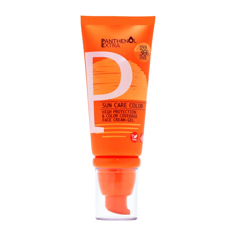 Φωτογραφία προϊόντος: PANTHENOL EXTRA Sun Care Color SPF30 - Αντηλιακό Gel Προσώπου με Χρώμα (50ml)