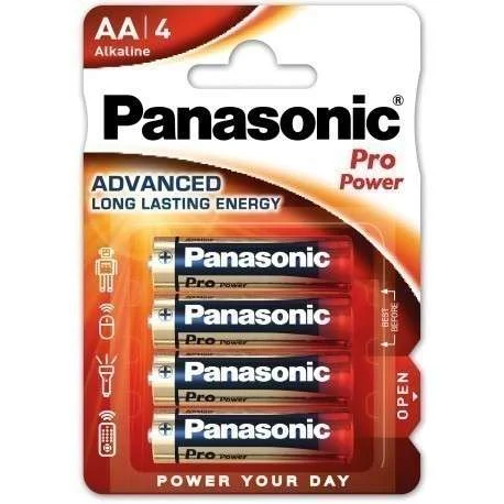 Φωτογραφία προϊόντος: PANASONIC Pro Power αλκαλικές μπαταρίες Pro Power AA 4 τμχ (LR6PPG/4BP)