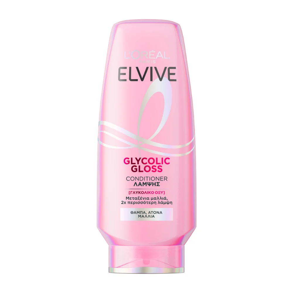 Φωτογραφία προϊόντος: L'OREAL PARIS Elvive Glycolic Gloss Conditioner Λάμψης (300ml)