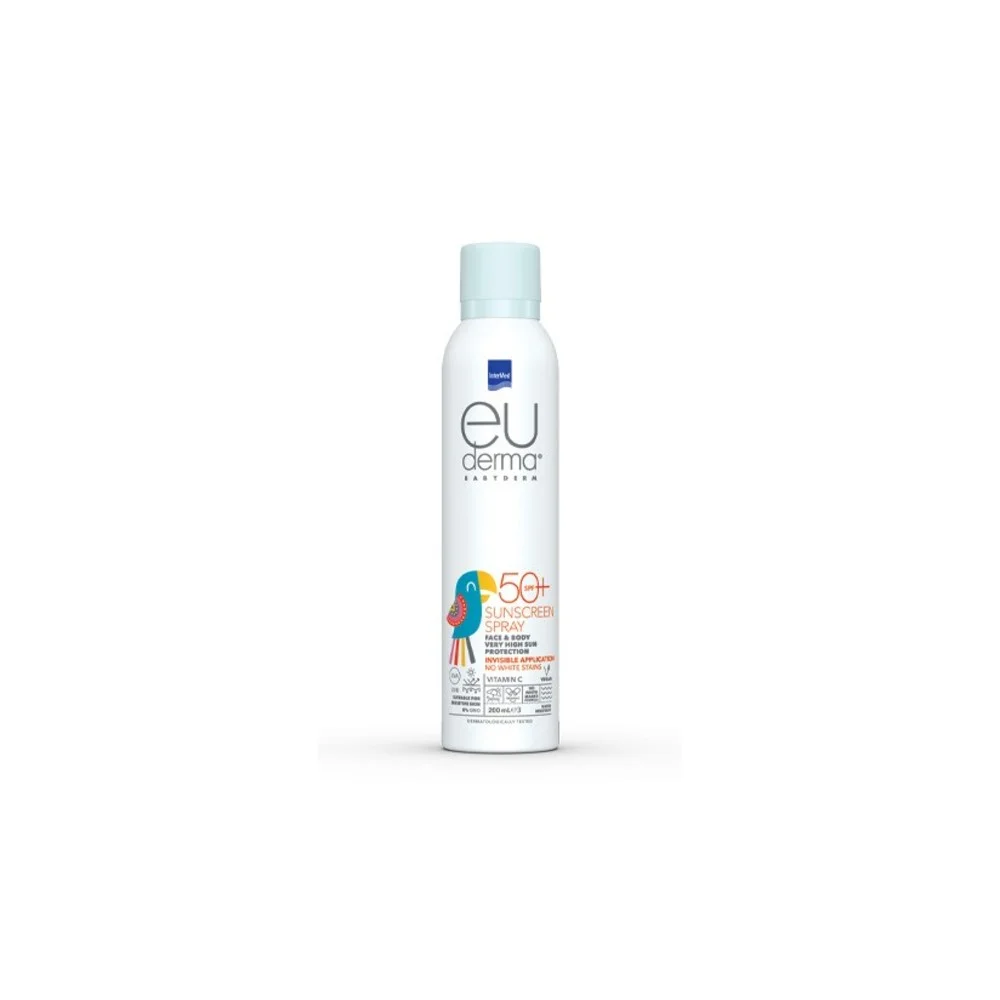 Φωτογραφία προϊόντος: EUDERMA BABYDERM Sunscreen Spray Invisible Application SPF50 - Αντηλιακό Διάφανο Spray για Βρέφη & Παιδιά SPF50 (200ml)