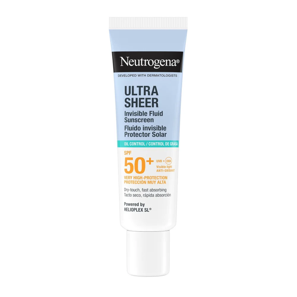 Φωτογραφία προϊόντος: Neutrogena Ultra Sheer Invisible Fluid Oil Control Αντηλιακό Προσώπου SPF50+ (50ml)
