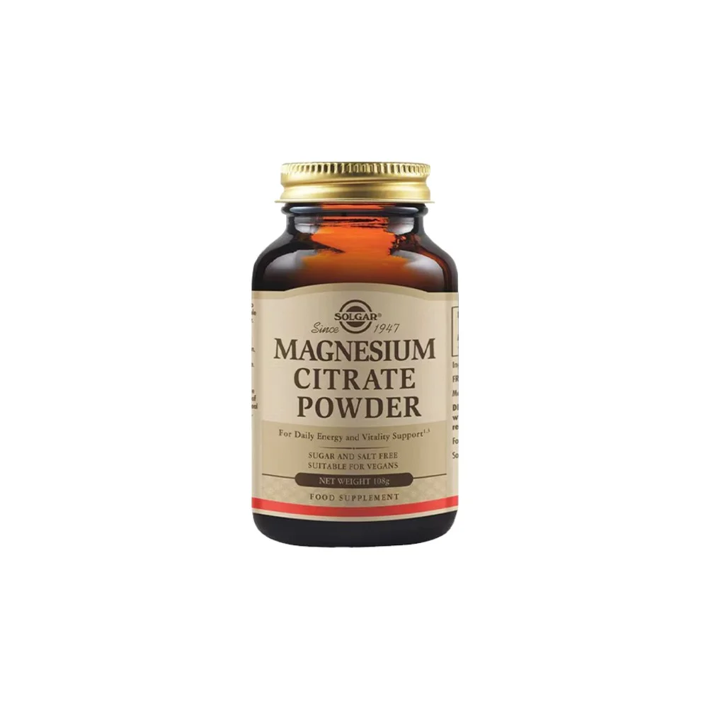 Φωτογραφία προϊόντος: SOLGAR Magnesium Citrate Powder 108g