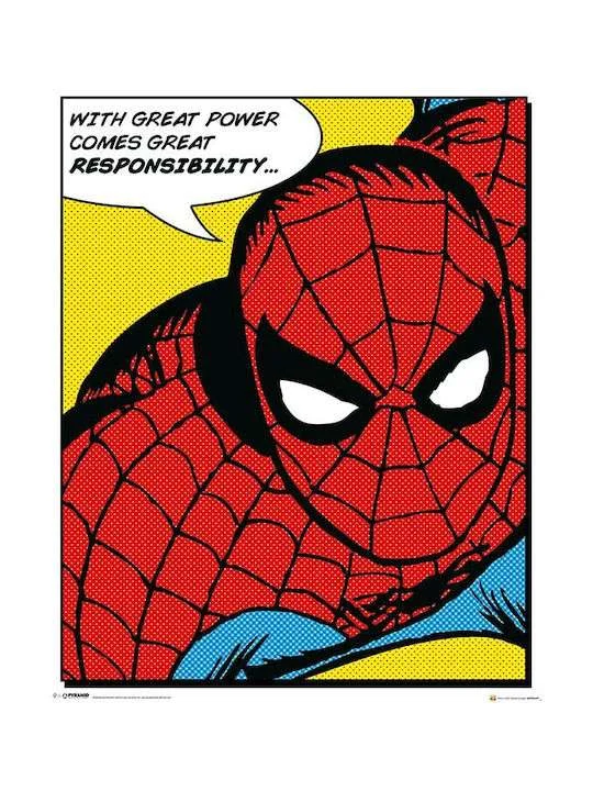 Φωτογραφία προϊόντος: HOPER Pyramid Poster Spiderman Quote 40 X 50εκ MPP50497