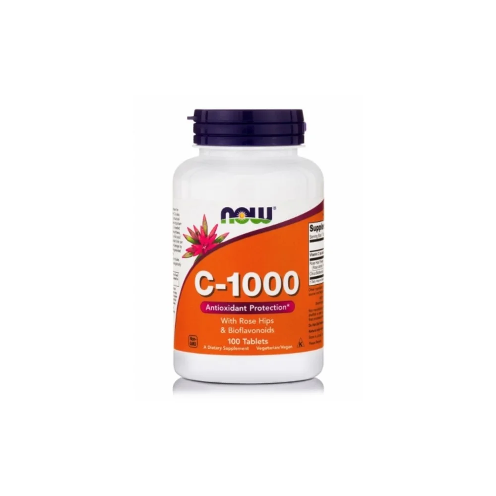 Φωτογραφία προϊόντος: NOW FOODS Vitamin C-1000 με Rose Hips - 100tabs