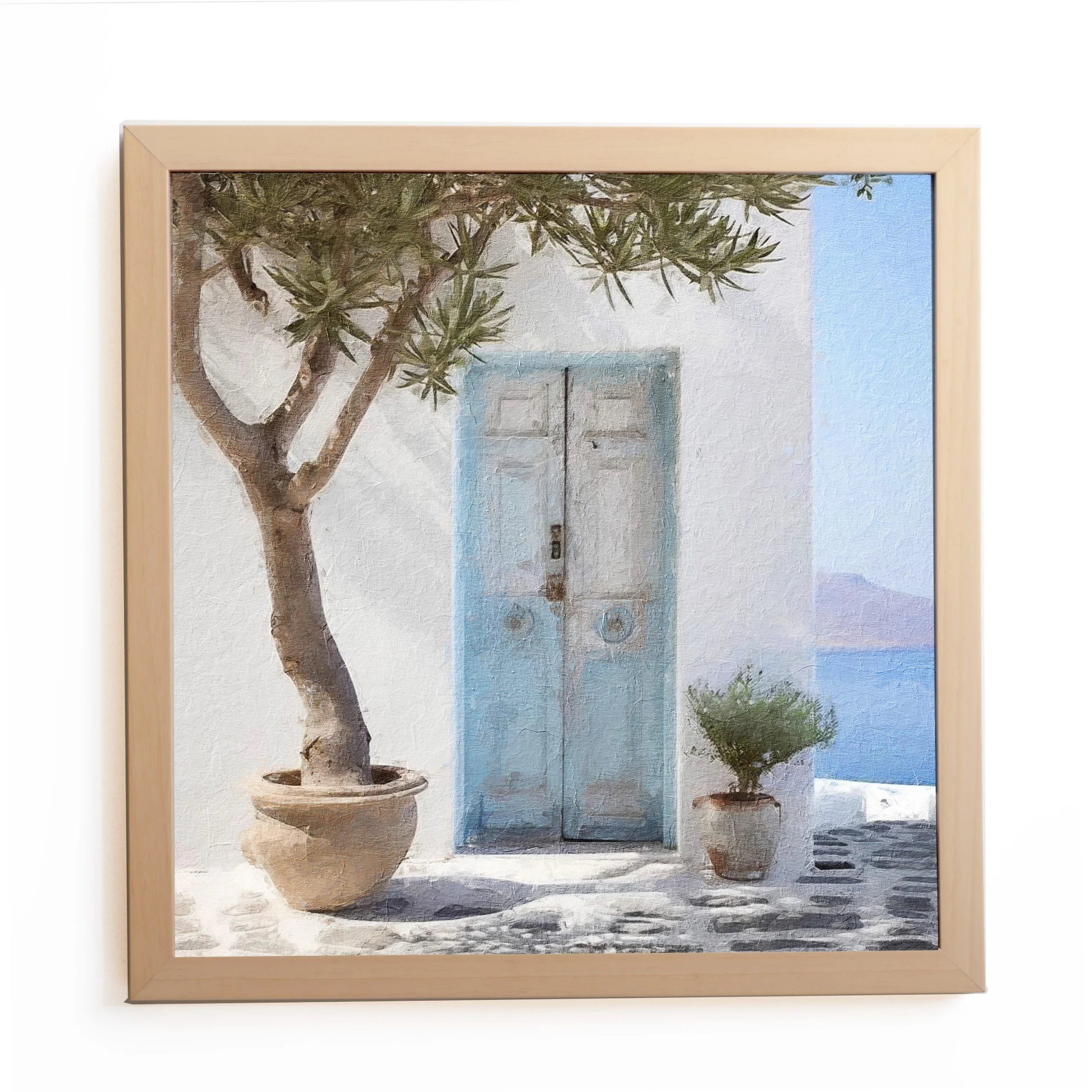 Φωτογραφία προϊόντος: HOPER Θέμα (island 12 ) 1 Κάδρο 37x37cm κορνίζα ξύλινη χρώμα φυσικό ξύλο θέμα με πλαστικοποίηση (Κ 2033/83+12 island)