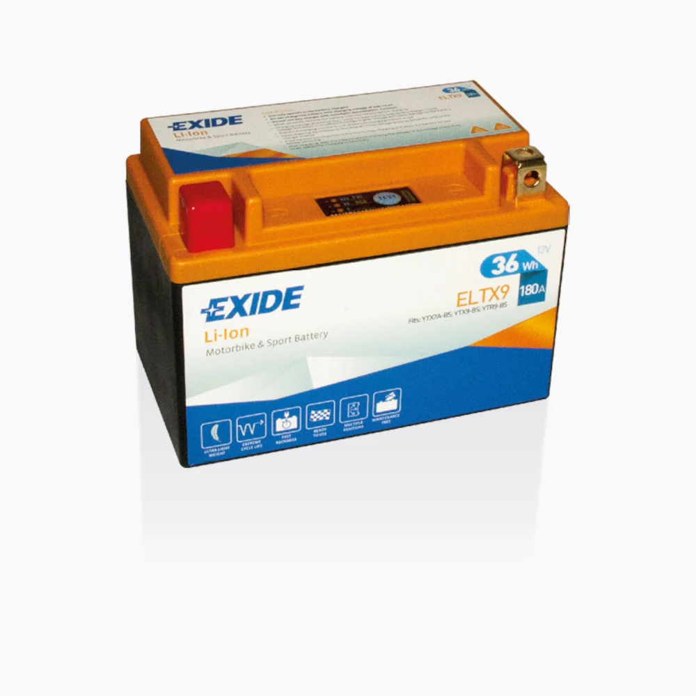 Φωτογραφία προϊόντος: Exide Technologies Μπαταρία μοτοσυκλέτας EXIDE ELTX9 12V 3Ah