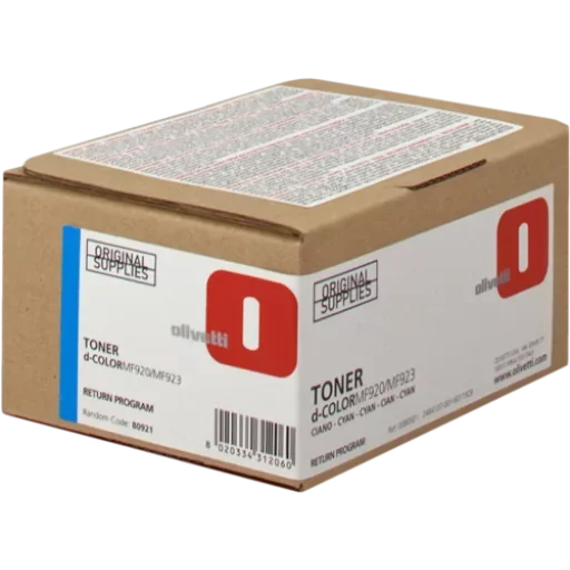 Φωτογραφία προϊόντος: Olivetti toner cartridge cyan MF920 (B0921, 27B0921) 2K