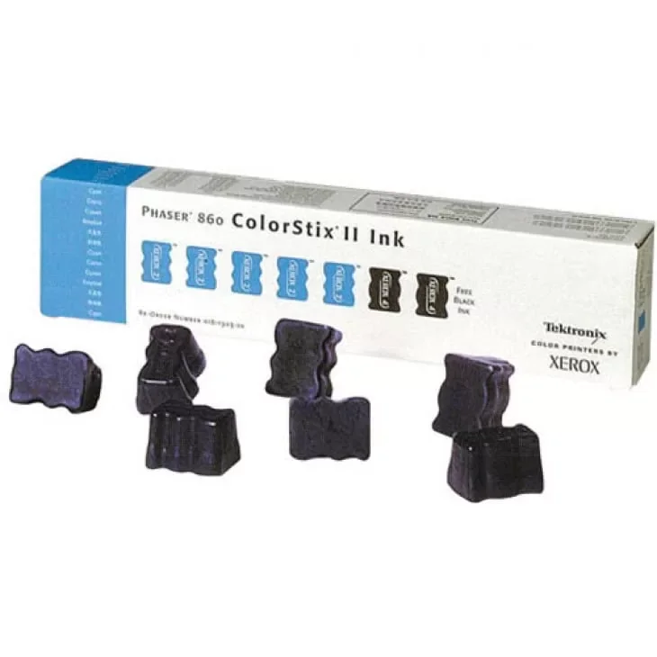 Φωτογραφία προϊόντος: Xerox OEM 016-1903-01 5-Cyan + 2-Black Solid Ink Sticks for the Phaser 860