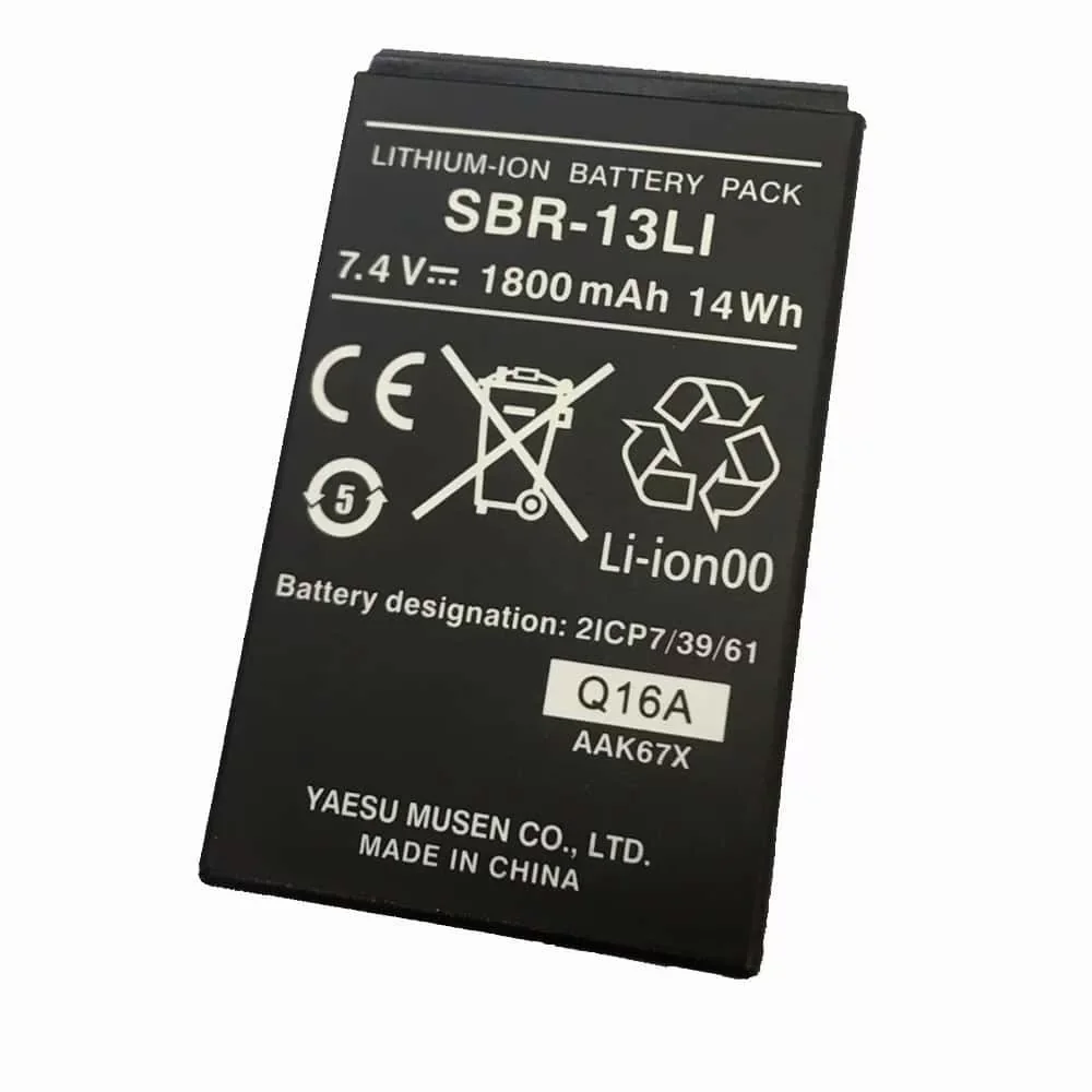 Φωτογραφία προϊόντος: Standard Horizon SBR-13 Li-ion Battery Pack For HX870 VHF Handheld Radios