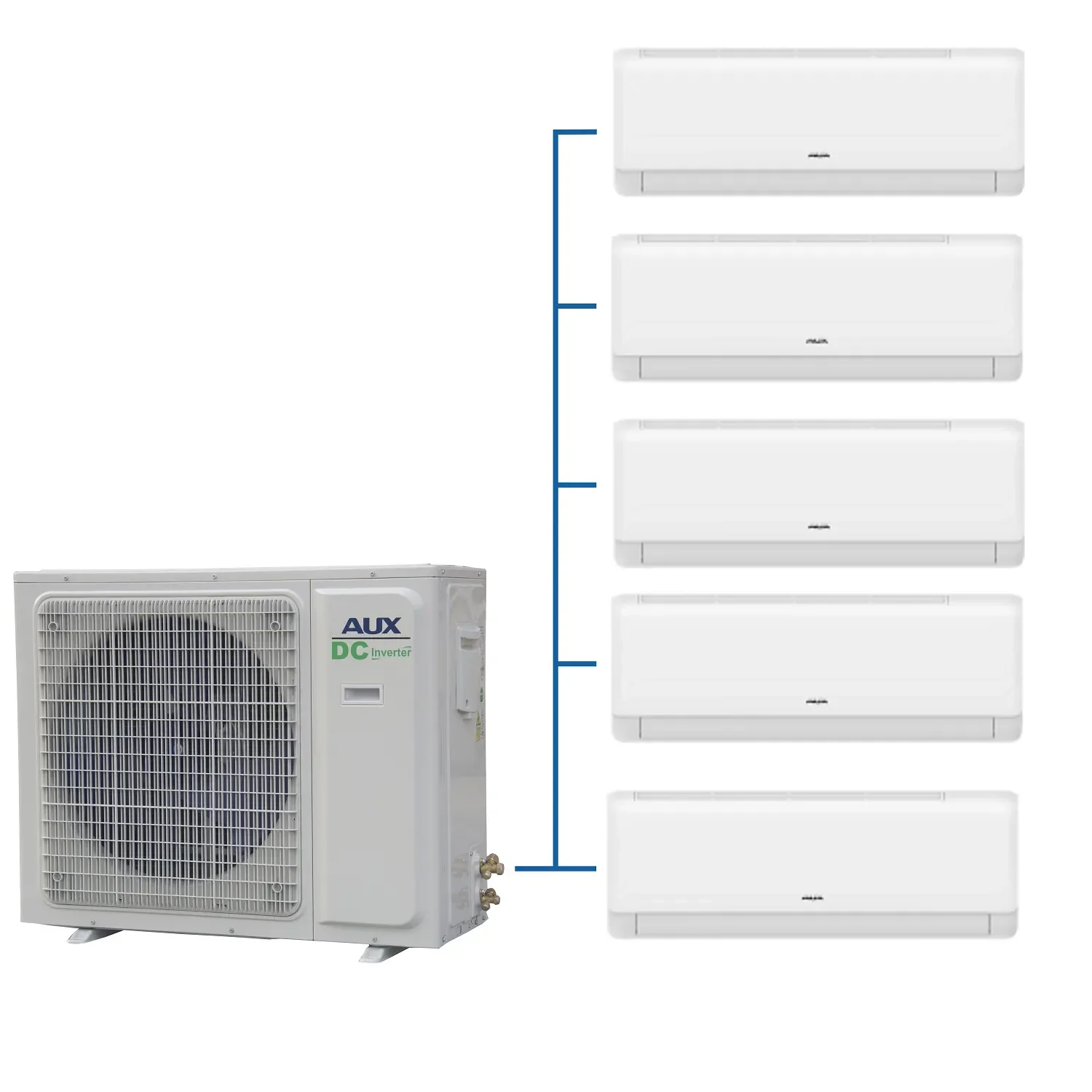 Φωτογραφία προϊόντος: Κλιματιστικό Multi AUX AM5-H42/4DR3 Μονάδα 42.000 BTU + 5 Q Series 9000BTU