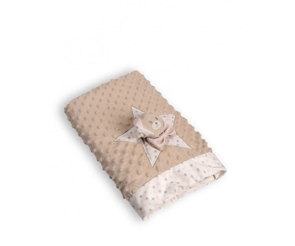 Φωτογραφία προϊόντος: Silk Fashion Κουβέρτα Bebe Λίκνου 75x100 FSJ161001J Beige