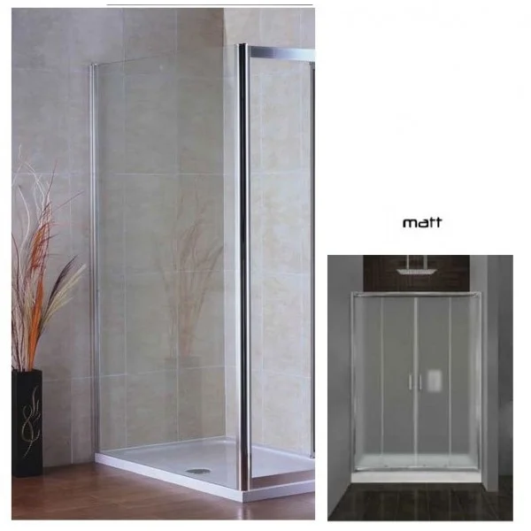 Φωτογραφία προϊόντος: Aquarelle Panel Fix 90 Mat 87-89x185cm Πλαϊνό Σταθερό Πάνελ Καμπίνας Ντουζιέρας