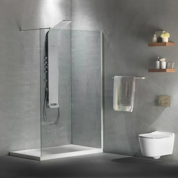 Φωτογραφία προϊόντος: Devon Iwis Walk-In 70 White Matt IW70C-300 67-69x200cm Διαχωριστικό Ντουζιέρας