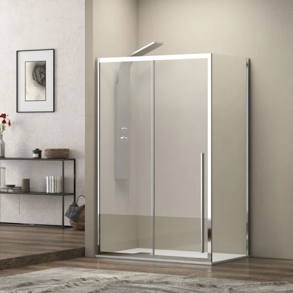 Φωτογραφία προϊόντος: Karag Elysium 400 & LS-10 120x90x200cm Ορθογώνια Καμπίνα Ντουζιέρας Με Διάφανο Κρύσταλλο
