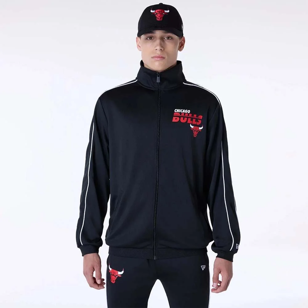 Φωτογραφία προϊόντος: New Era Men's NBA Chicago Bulls Track Top Μαύρο - Κόκκινο 60596238 (New Era)
